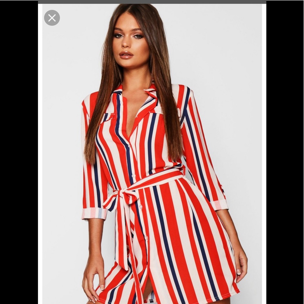 Striped pocket dress
